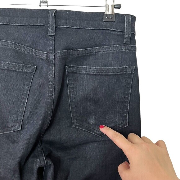 Reformation High & Skinny Jeans Women’s Size 25 Black Distressed Ankle Fit - Picture 10 of 13